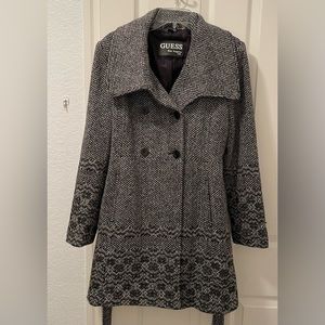 Guess wool blend coat